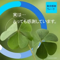 勤労感謝ウィーク_実はとっても感謝してます