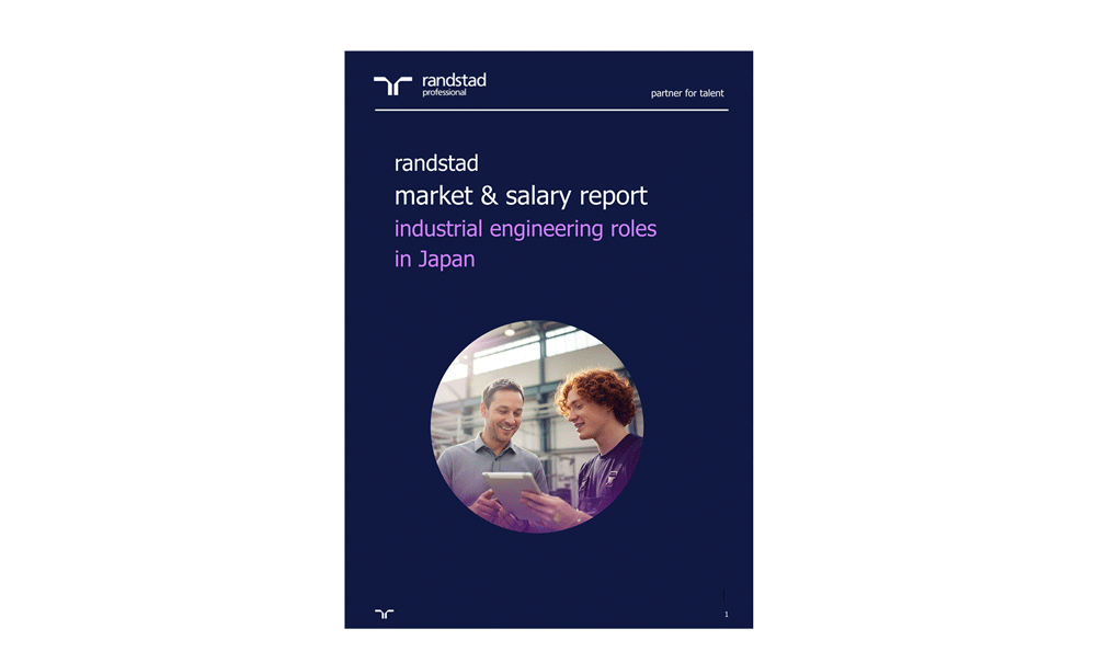 randstad market & salary report industrial engineering roles in japan